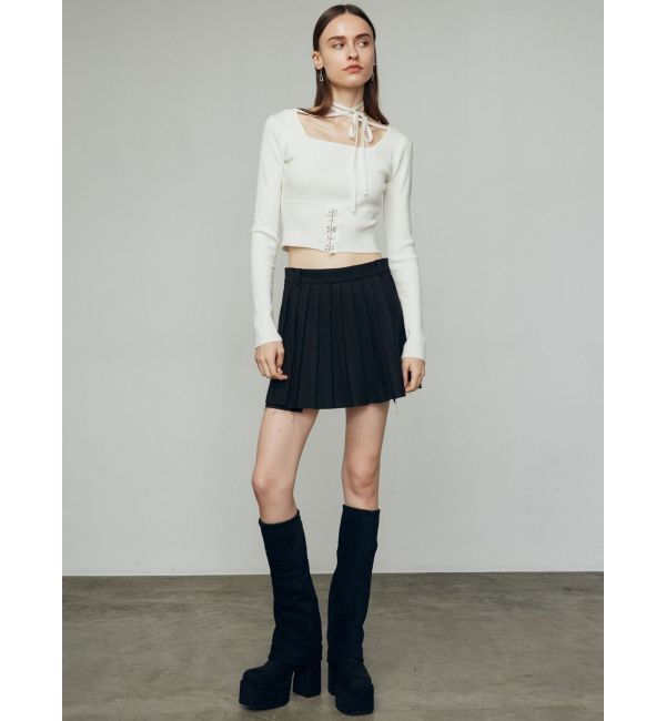 EMODA「オープンフックチョーカーニット」|ニット・セーター|