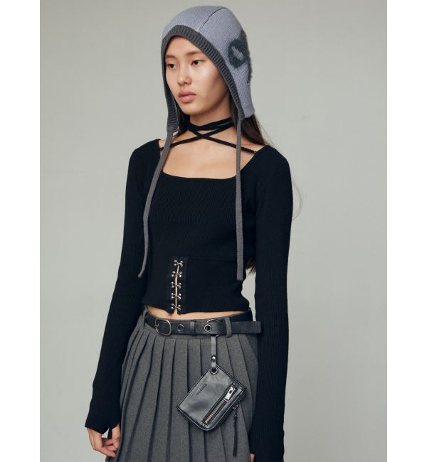 EMODA「オープンフックチョーカーニット」|ニット・セーター|