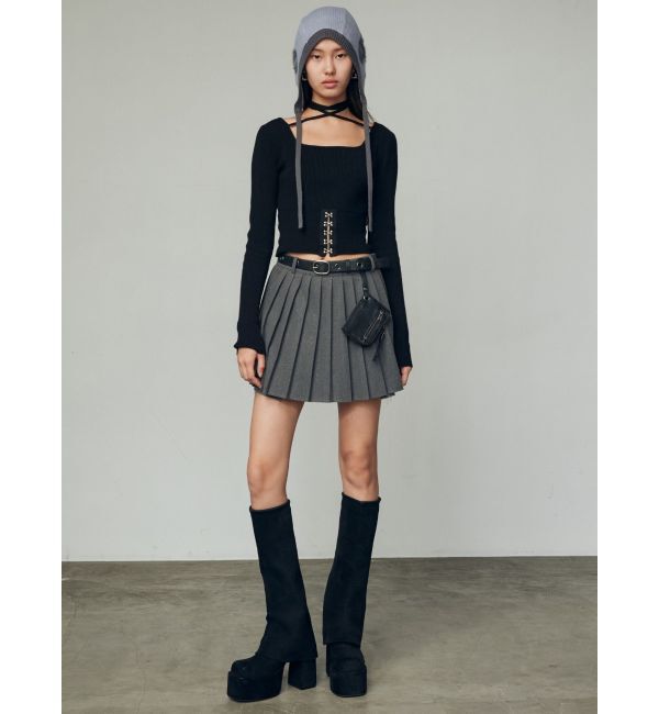 EMODA「オープンフックチョーカーニット」|ニット・セーター|