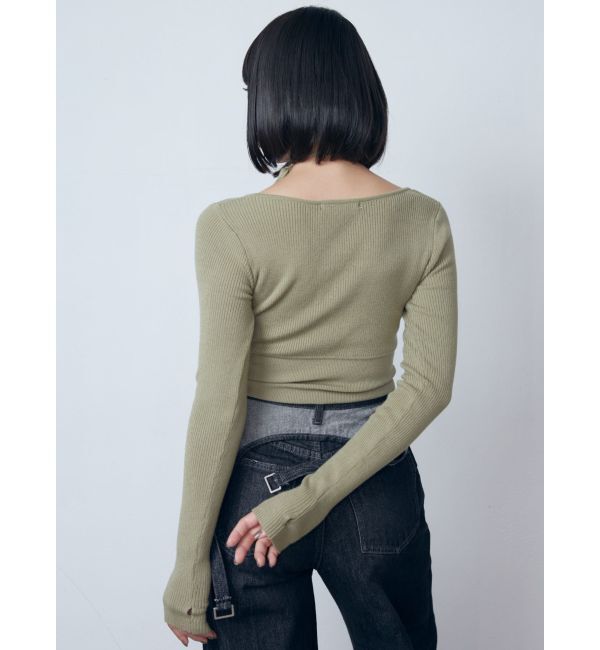 EMODA「オープンフックチョーカーニット」|ニット・セーター|