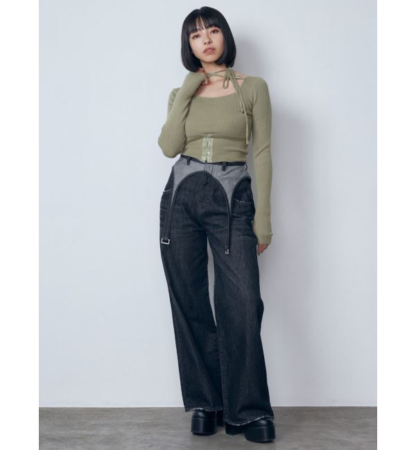 EMODA「オープンフックチョーカーニット」|ニット・セーター|