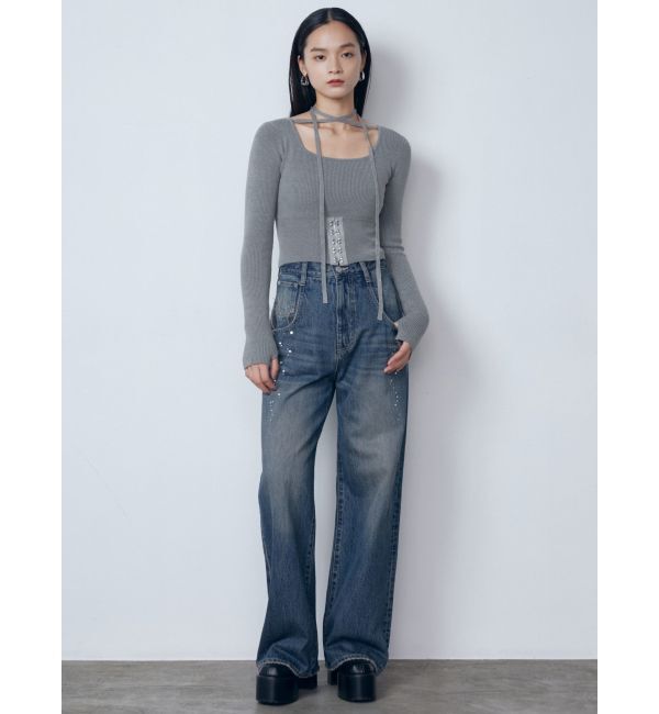 EMODA「オープンフックチョーカーニット」|ニット・セーター|