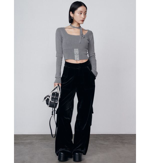 EMODA「オープンフックチョーカーニット」|ニット・セーター|