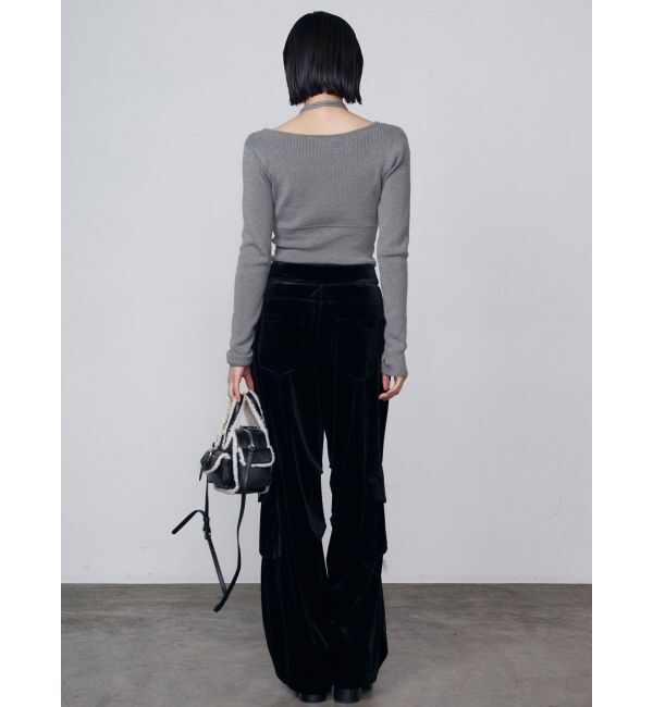 EMODA「オープンフックチョーカーニット」|ニット・セーター|