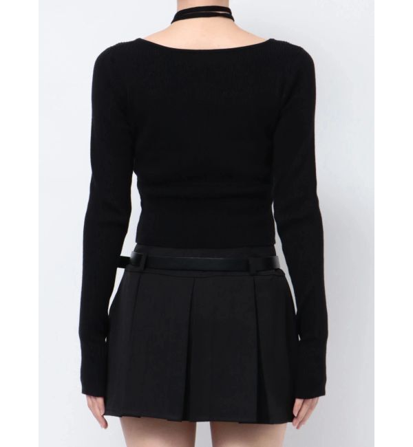 EMODA「オープンフックチョーカーニット」|ニット・セーター|