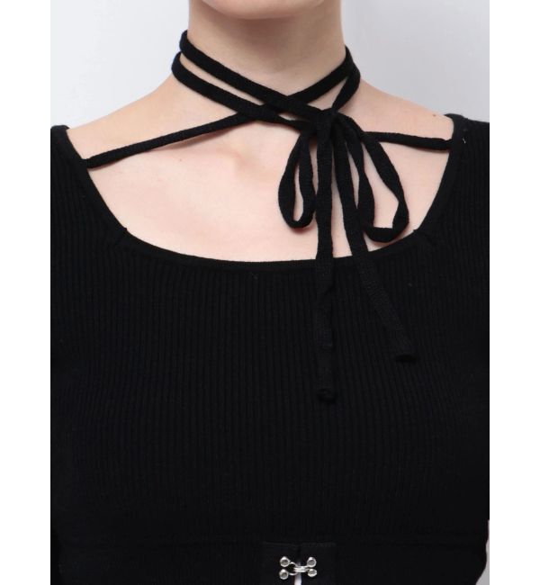 EMODA「オープンフックチョーカーニット」|ニット・セーター|