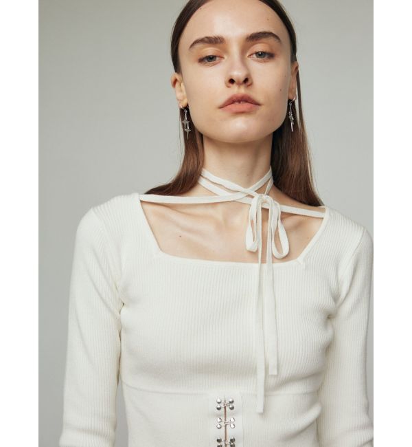 EMODA「オープンフックチョーカーニット」|ニット・セーター|