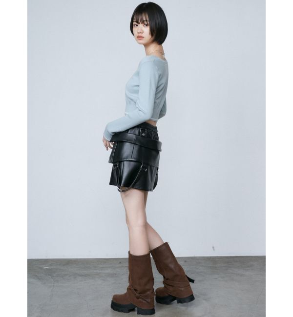 EMODA「カバータンクブーツ」|ロングブーツ|