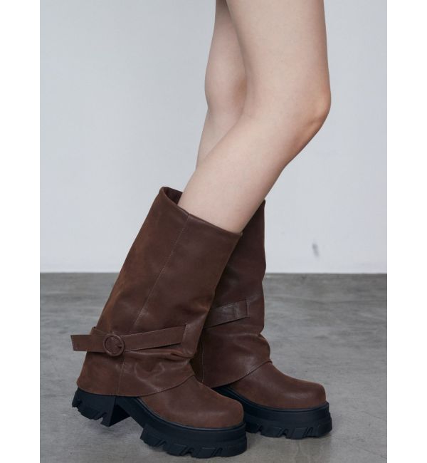 EMODA「カバータンクブーツ」|ロングブーツ|