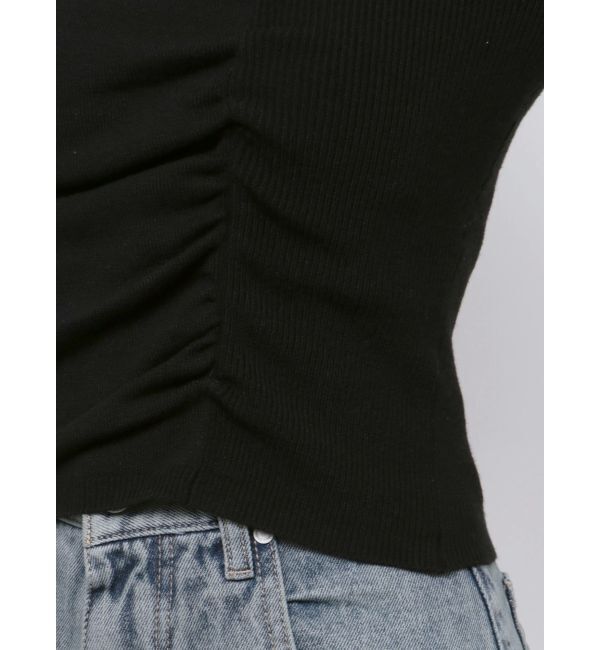 EMODA「チョーカーギャザーフィットニット」|ニット・セーター|