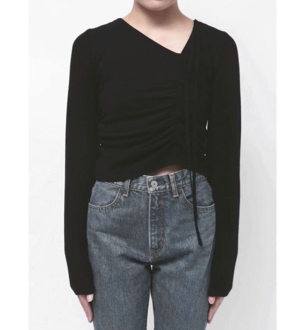 EMODA「チョーカーギャザーフィットニット」|ニット・セーター|