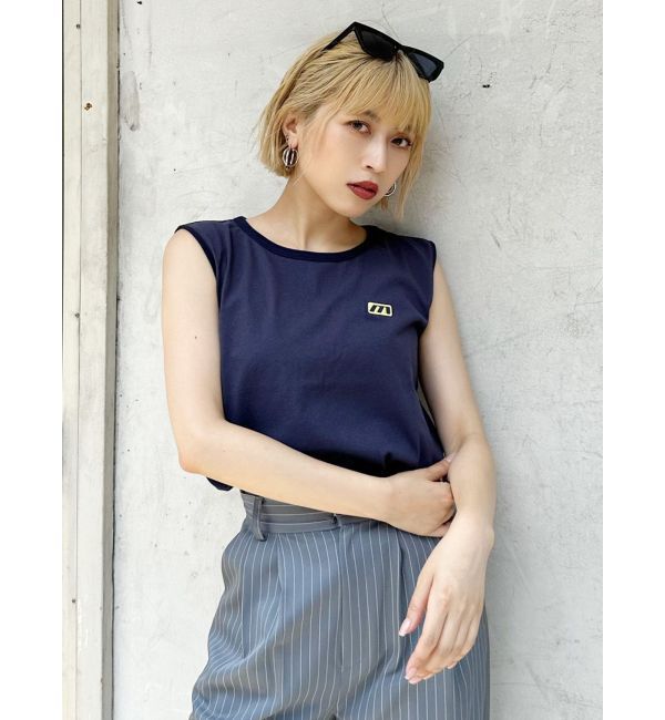 MURUA「エンブロイダリーロゴタンク」|タンクトップ|