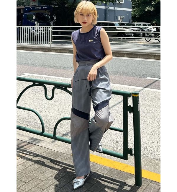 MURUA「エンブロイダリーロゴタンク」|タンクトップ|