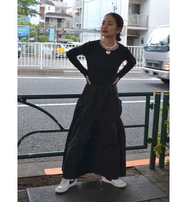 Ungrid「ドッキングギャザーワンピース」|ワンピース|