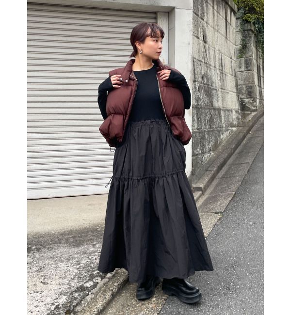 Ungrid「ドッキングギャザーワンピース」|ワンピース|