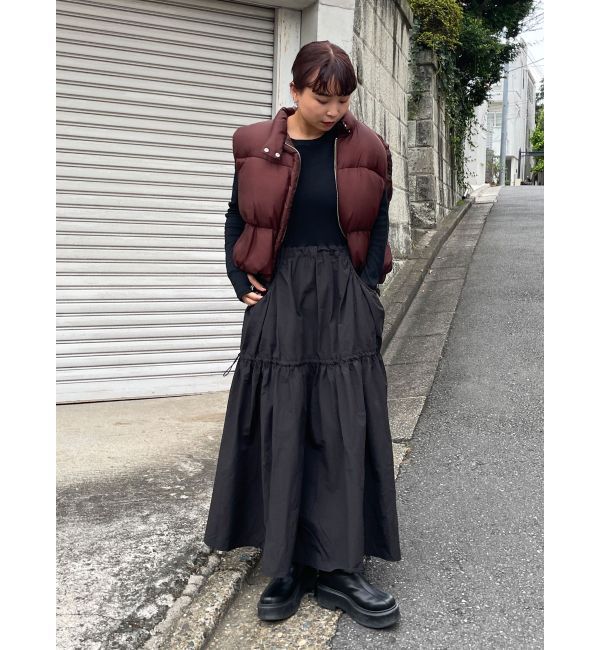 Ungrid「ドッキングギャザーワンピース」|ワンピース|