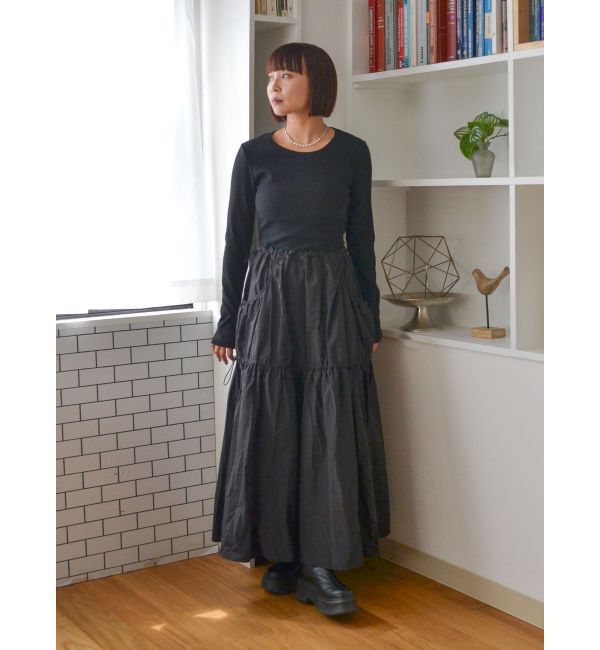 Ungrid「ドッキングギャザーワンピース」|ワンピース|