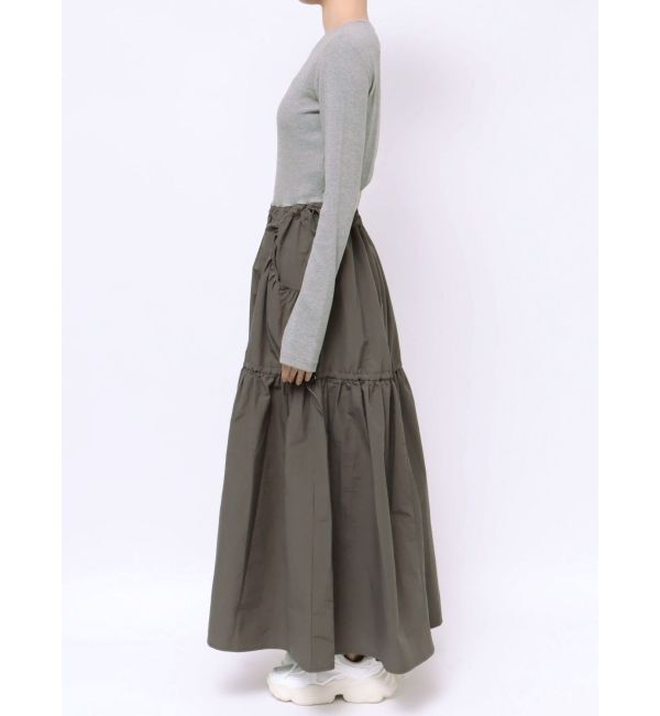 Ungrid「ドッキングギャザーワンピース」|ワンピース|