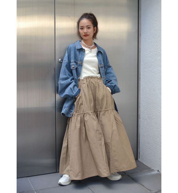 Ungrid「ドッキングギャザーワンピース」|ワンピース|