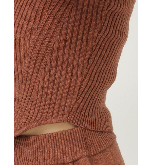 EVRIS「ニットベアトップ【セットアップ着用可能】」|チューブトップ|