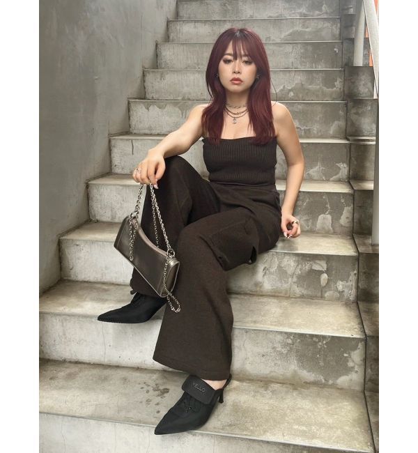 EVRIS「ニットベアトップ【セットアップ着用可能】」|チューブトップ|