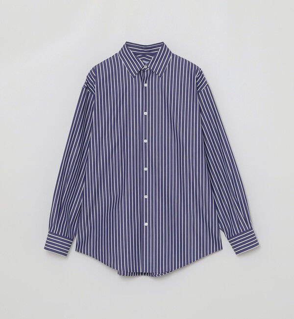 MACKINTOSH PHILOSOPHY「GREY LABEL 【THOMAS MASON】 レギュラーカラーシャツ」|シャツ・ブラウス|ネイビー