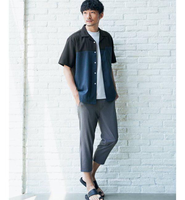 ikka「バイカラーオープンカラーシャツ」|シャツ・ブラウス|