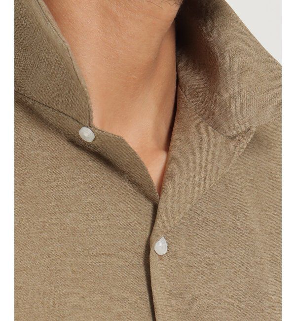 ikka「バイカラーオープンカラーシャツ」|シャツ・ブラウス|