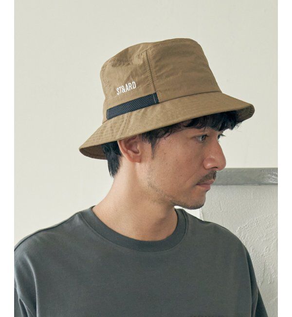 ikka「リップストップSTDバケットハット」|その他|ベージュ