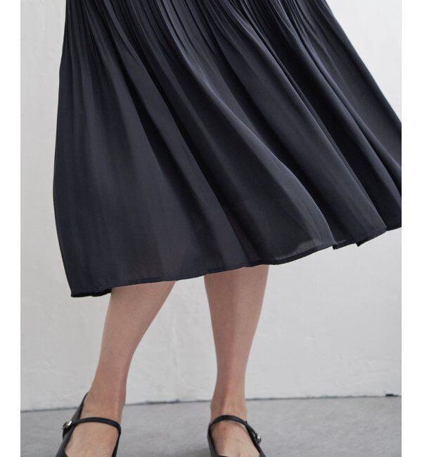 IKKA LOUNGE「シフォンプリーツスカート」|スカート|