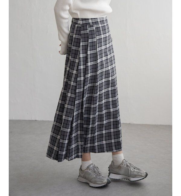 Lbc with Life「チェックベルテッドスカート」|スカート|
