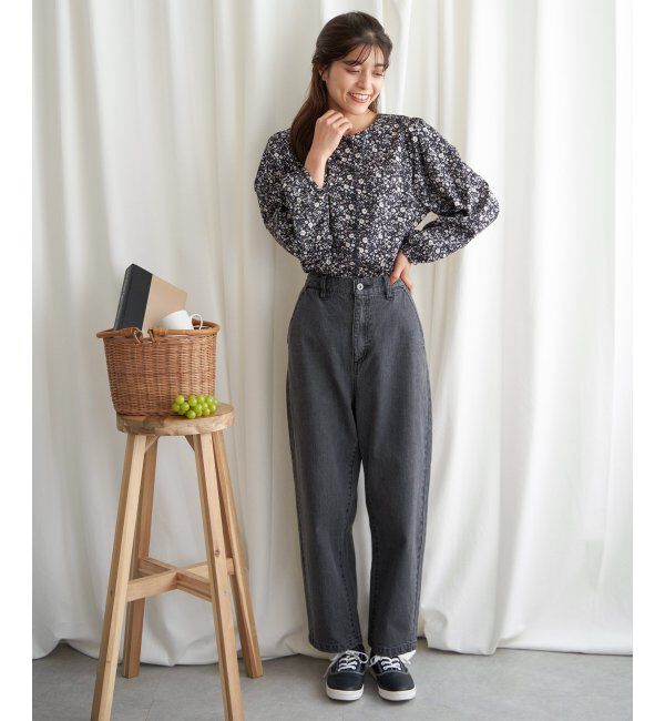 Lbc with Life「花柄プリント2WAYブラウス」|シャツ・ブラウス|