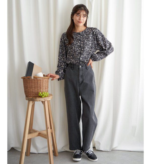 Lbc with Life「花柄プリント2WAYブラウス」|シャツ・ブラウス|