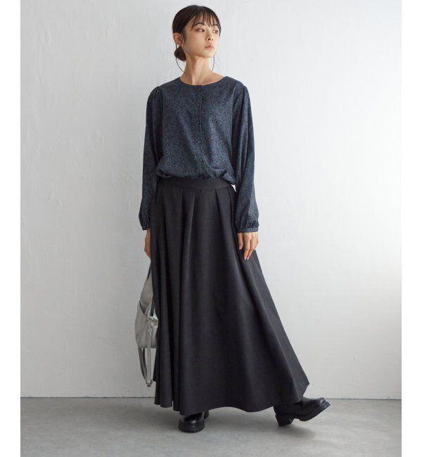 Lbc with Life「花柄プリント2WAYブラウス」|シャツ・ブラウス|