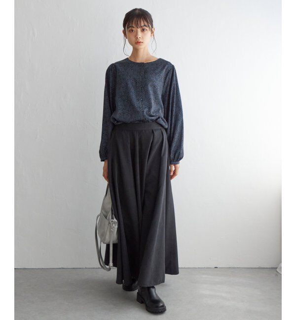 Lbc with Life「花柄プリント2WAYブラウス」|シャツ・ブラウス|