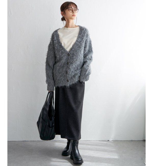 Lbc with Life「圧縮ジャージIラインスカート」|スカート|