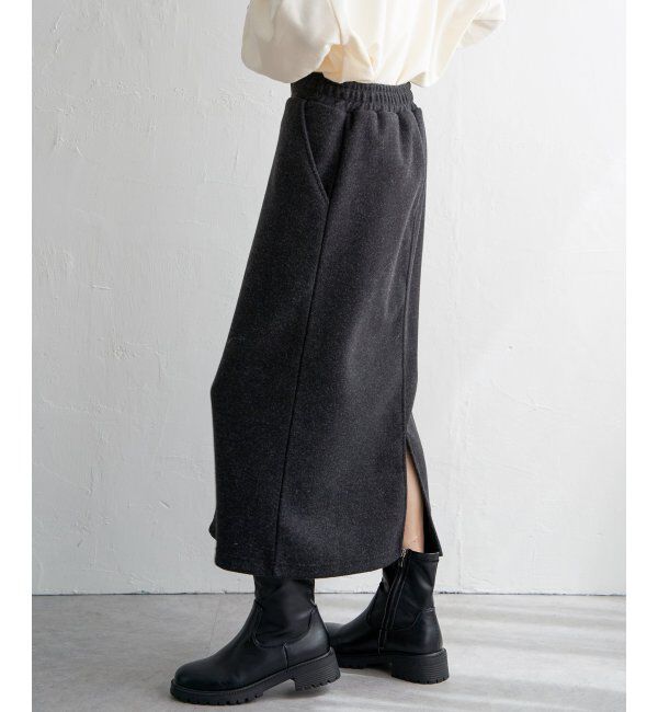 Lbc with Life「圧縮ジャージIラインスカート」|スカート|