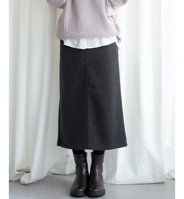 Lbc with Life「圧縮ジャージIラインスカート」|スカート|