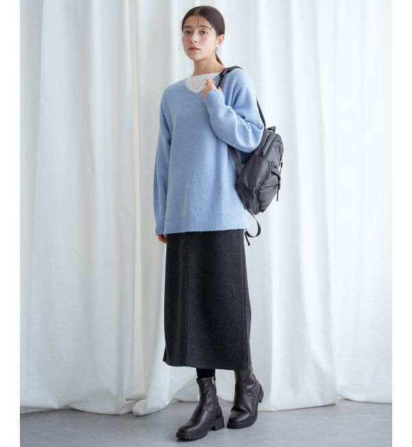 Lbc with Life「圧縮ジャージIラインスカート」|スカート|