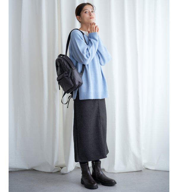 Lbc with Life「圧縮ジャージIラインスカート」|スカート|