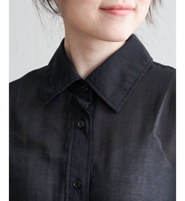 Lbc with Life「シアーボックスシルエットシャツ」|シャツ・ブラウス|