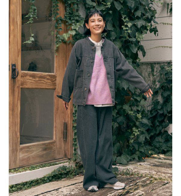 Lbc with Life「ラインVネックニットプルオーバー」|カーディガン|