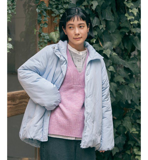 Lbc with Life「ラインVネックニットプルオーバー」|カーディガン|