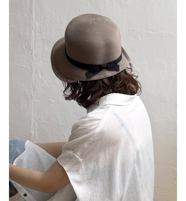 Lbc with Life「雑材小つばブルトンハット」|その他|グレージュ