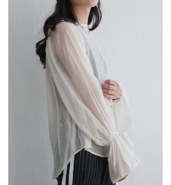VENCE share style「袖フレアブラウス」|シャツ・ブラウス|