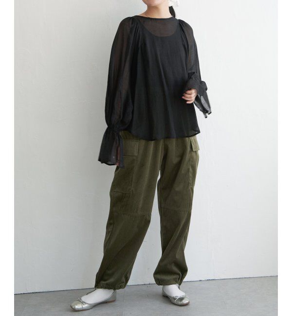 VENCE share style「袖フレアブラウス」|シャツ・ブラウス|