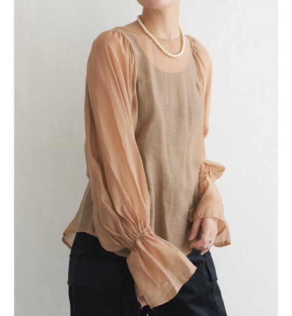 VENCE share style「袖フレアブラウス」|シャツ・ブラウス|