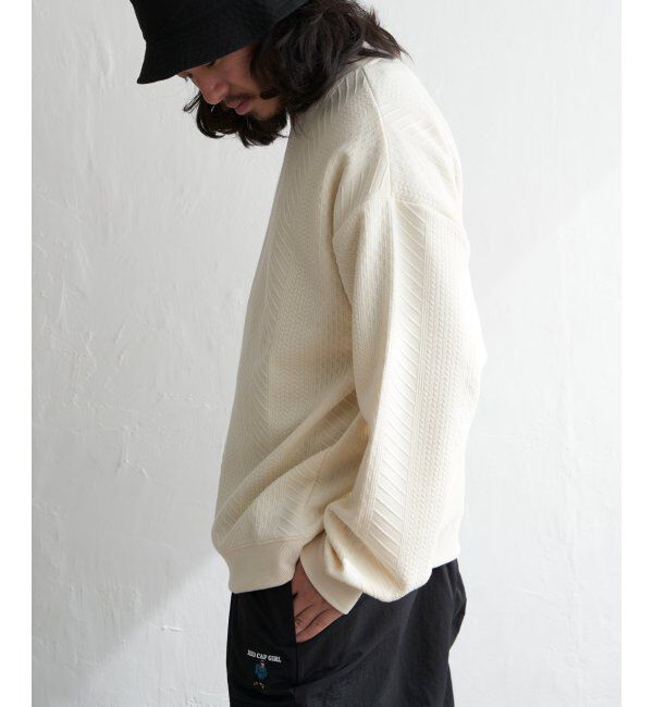 VENCE share style「ふくれジャガードトレーナー」|スウェット・ジャージ|