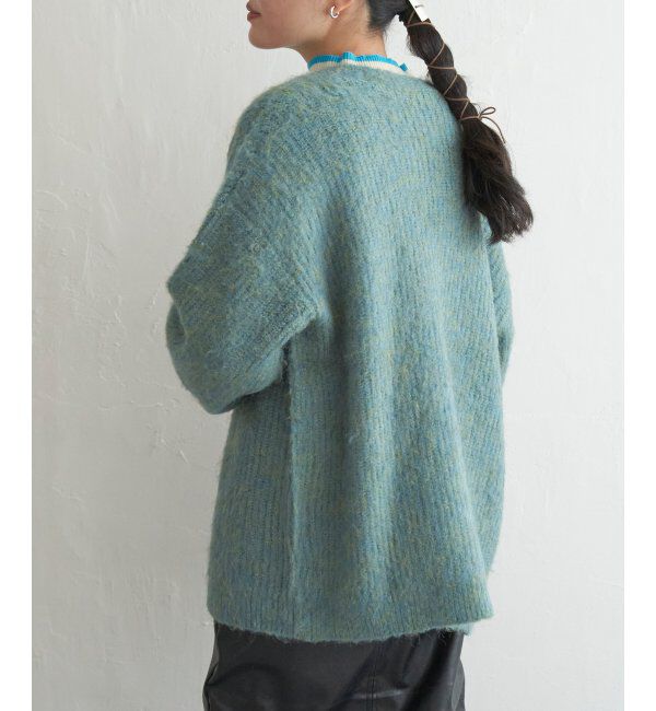 VENCE share style「ミックスVネック2WAYニットカーディガン」|カーディガン|