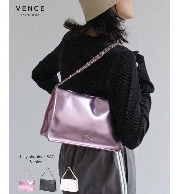 VENCE share style「ビリーショルダーバッグ」|その他|ピンク